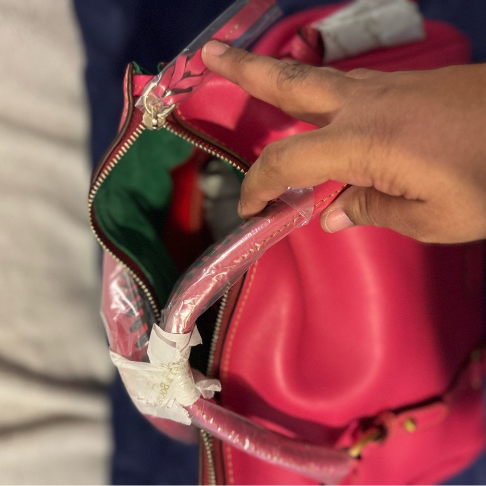Dooney & Bourke Pink Satchel - Picture 12 of 13